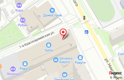 Торговая компания Двери-Лэнд в Свердловском районе на карте