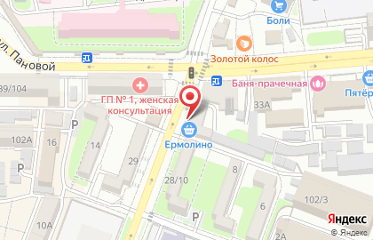 Киоск по продаже печатной продукции в Ростове-на-Дону на карте