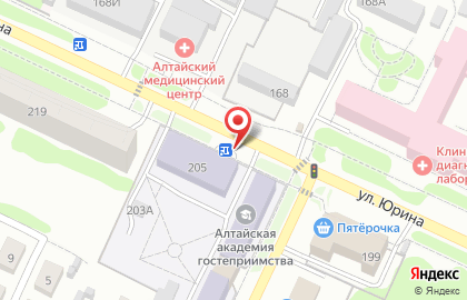 Лига-Пресс на улице Юрина на карте