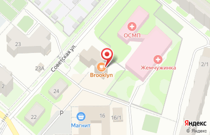 Банкомат АКБ Югра на Советской улице в Мегионе на карте