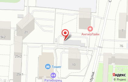Автомат по продаже воды Vodorobot на улице Новгородцевой на карте