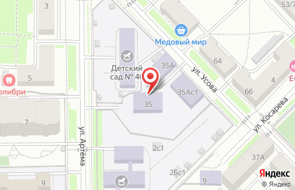 Частный детский сад Созвездие в Томске на карте