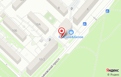 Гвардейский на Ульяновском проспекте на карте