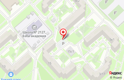 Марафет, район Новокосино на карте
