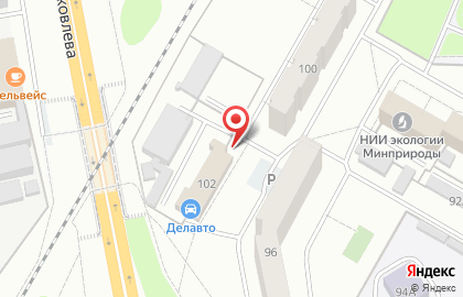 Железнодорожное на улице Мира на карте