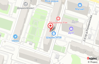 Куб'а на карте