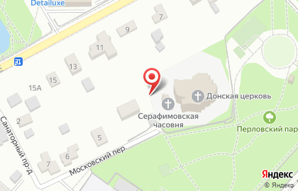 Храм-часовня Серафима Саровского в Перловке на карте