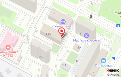 Общежитие HostelCity на Солнцевском проспекте, 13а на карте