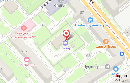 Кемпинг"Елизар-Отель" на карте