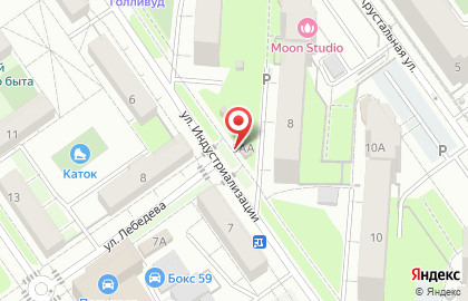 Продуктовый магазин на Хрустальной 8/1 на карте