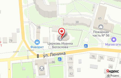 Церковь Иоанна Богослова в Нижнем Новгороде на карте