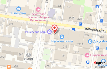 Транспортная компания ЧелТрансКом на Пролетарской улице на карте