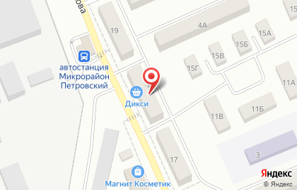 Супермаркет Дикси на Чехова на карте