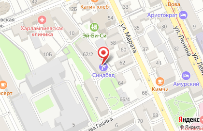 Туристическое агентство Синдбад в Кировском районе на карте