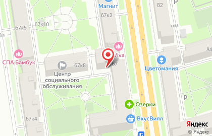 Школа танцев Зодиак на проспекте Стачек на карте