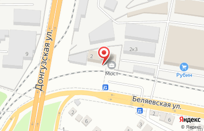 Центр автозапчастей на Беляевской улице на карте