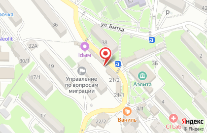 Магазин овощей и фруктов на улице Возрождения на карте
