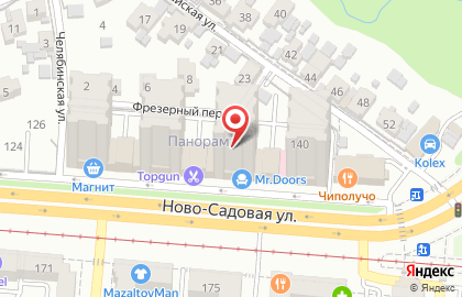 Строящиеся объекты, ООО АН Изумруд на Ново-Садовой улице на карте