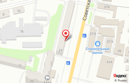 Городская ритуальная служба №1 на Советской улице на карте