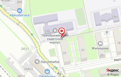 Кадетская школа-интернат №6, Московский Георгиевский кадетский корпус на карте