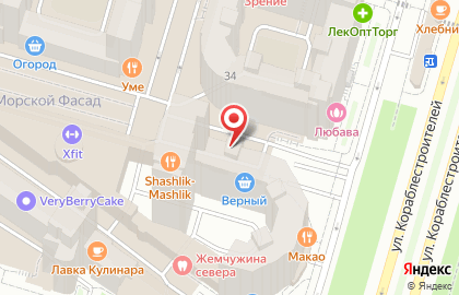 ЗАО СервисГараж на улице Кораблестроителей на карте