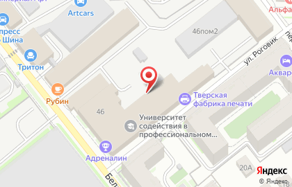 Тверь Принт на карте