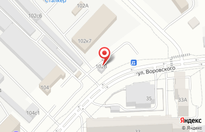 Автостоянка в Тюмени на карте