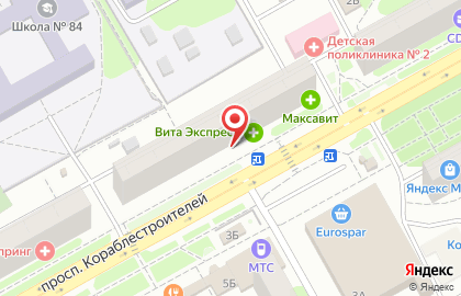 Магазин Сордис в Нижнем Новгороде на карте