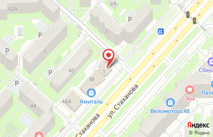 Магазин 1001 запчасть в Октябрьском районе на карте