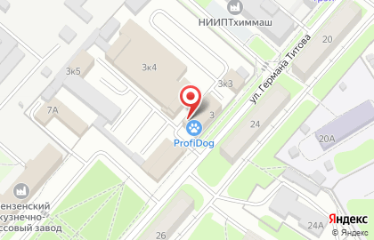 Группа компаний Центр на улице Германа Титова на карте