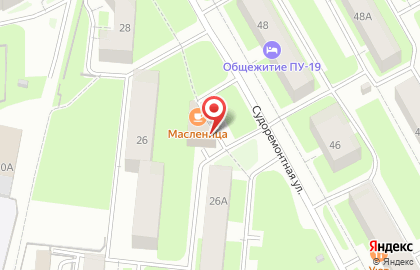 Мини-маркет на Судоремонтной улице на карте