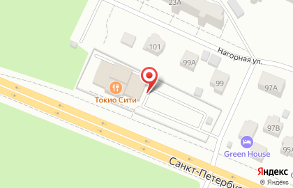 Городской ресторан Токио-city на Санкт-Петербургском шоссе, 101б на карте