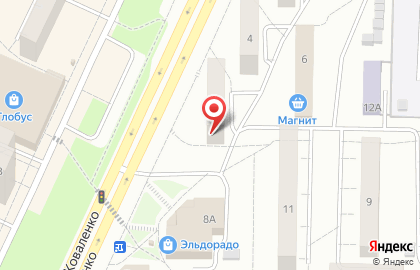 Торгово-монтажная компания Окна большого города на улице Коваленко на карте