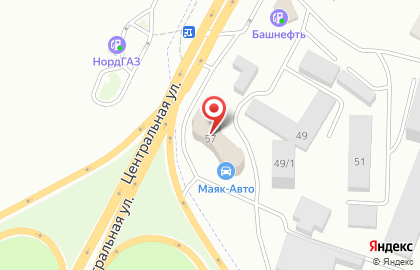 Региональный центр по ремонту карданов ТатКардан-Урал на Центральной улице на карте