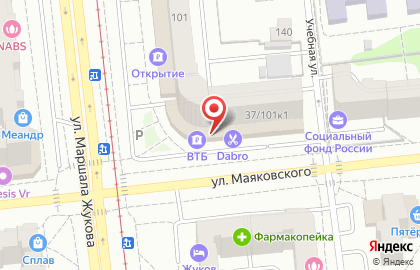 Квартирное бюро Берлога55 на улице Маршала Жукова на карте