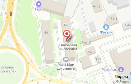 Магазин тканей на Большой Санкт-Петербургской, 62 на карте