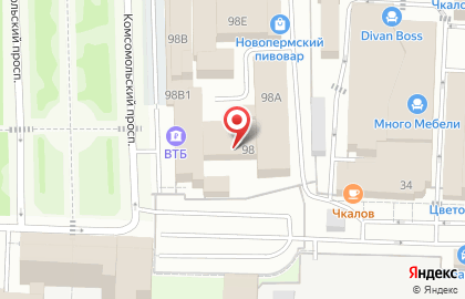 Торговый дом Ресанта на Комсомольском проспекте на карте