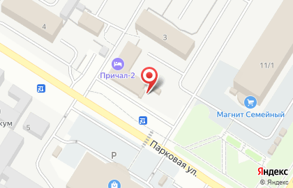 Магазин Фруктовый сад на Парковой улице на карте