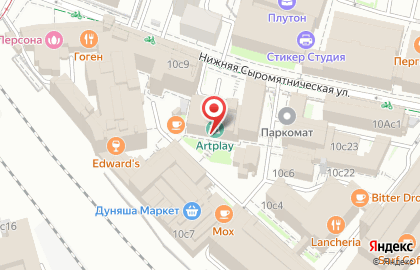 Компания ПВП СНК на Нижней Сыромятнической улице на карте