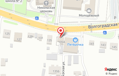 Мясная лавка на Волгоградской улице на карте