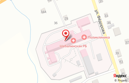 Филиал в Республике Алтай Капитал Медицинское Страхование на Фёдорова, улица на карте