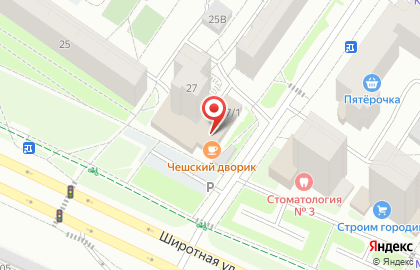 Магазин Аккумуляторный мир на Широтной улице на карте