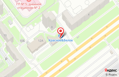 Магазин Красное & Белое в Ульяновске на карте