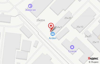 Грузовой шинный центр Арден на Оловозаводской улице на карте