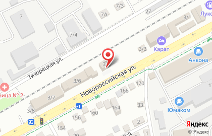 Школа танцев Pole Dance на Новороссийской улице на карте