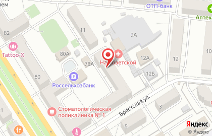 Юридическая компания Триумф в Октябрьском районе на карте
