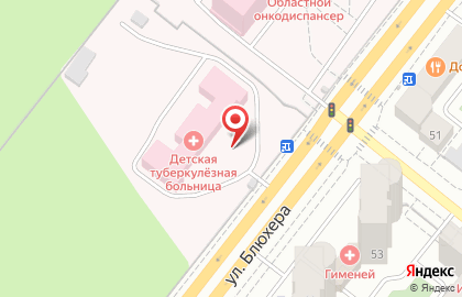 Челябинская областная детская туберкулезная больница на карте