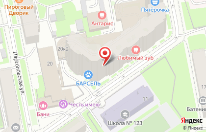 Логопедический центр Разноцветные Цыплята на улице Александра Матросова на карте