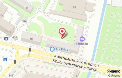 Эконом-магазин Находка на Красноармейском проспекте на карте