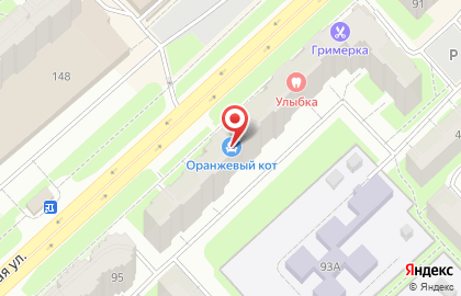 Мелисса-косметикс на улице Ленинградской на карте